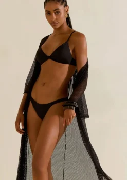 Calcinha Morena Rosa Inteira Fina Preto