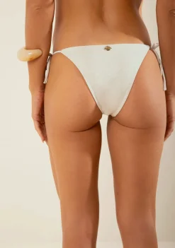 Calcinha Morena Rosa Sasha Rolete Amarrar Off White