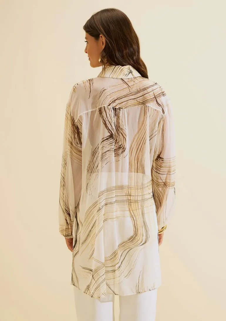 Camisa Manga Longa Nereia Off White