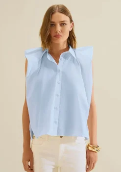 Camisa Sem Manga Aeris Azul