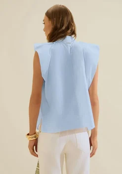 Camisa Sem Manga Aeris Azul