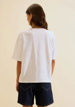 Camiseta Manga Curta Arabesca Off White