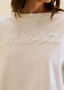 Camiseta Manga Curta Arabesca Off White