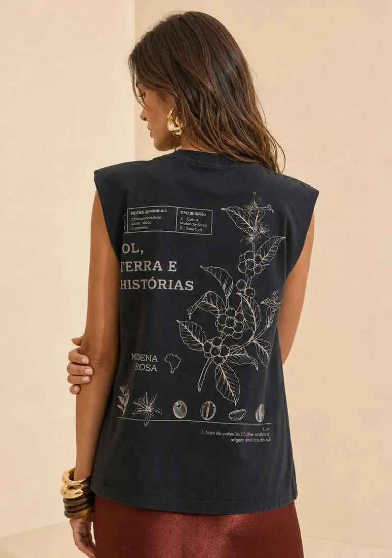 Camiseta Regata Origem Preto