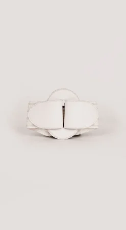 Cinto Morena Rosa Cintura Largo Com Elástico Off White