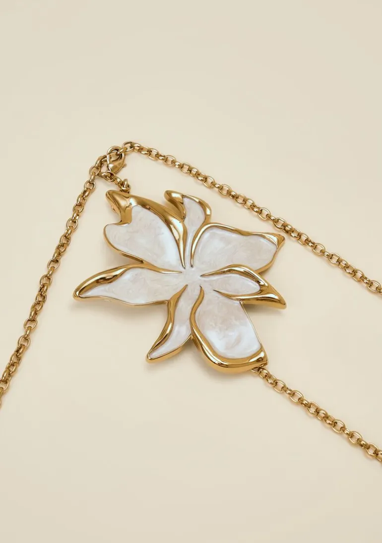 Cinto Morena Rosa Cintura Médio Max Floral Dourado