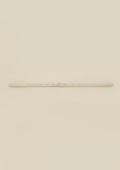 Cinto Morena Rosa Cintura Quadril Fino Passante Personalizado Off White