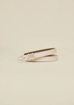 Cinto Morena Rosa Cintura Quadril Fino Passante Personalizado Off White
