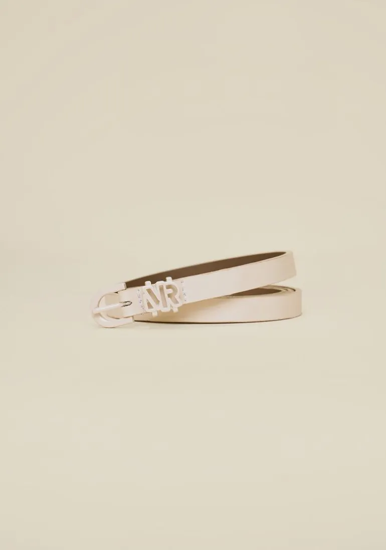 Cinto Morena Rosa Cintura Quadril Fino Passante Personalizado Off White