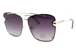 Óculos Morena Rosa Quadrado Detalhe Lente Dourado