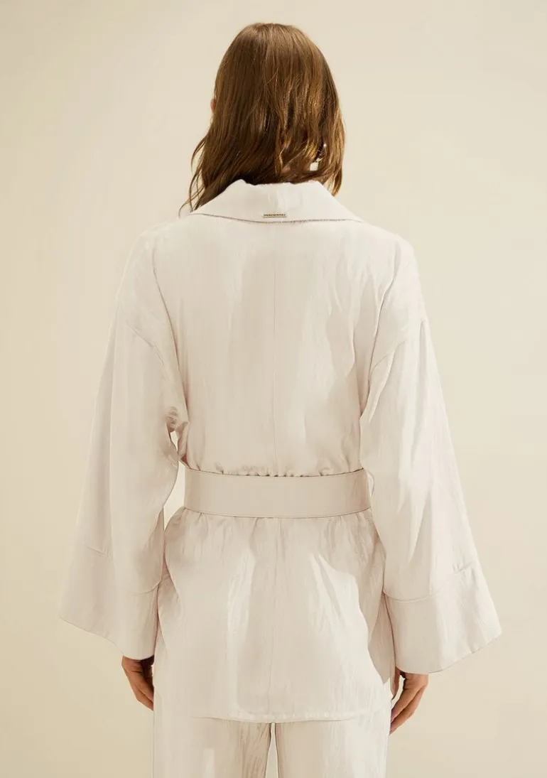 Kimono Manga Longa Aurora Off White