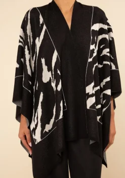 Kimono Morena Rosa Solto Manga 7 Oitavos Alongado Preto