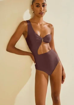 Maio Um Ombro Só Matiz Roxo