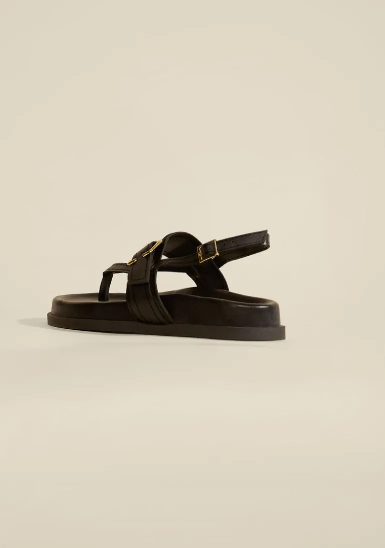 Sandalia Papete Alba Preto