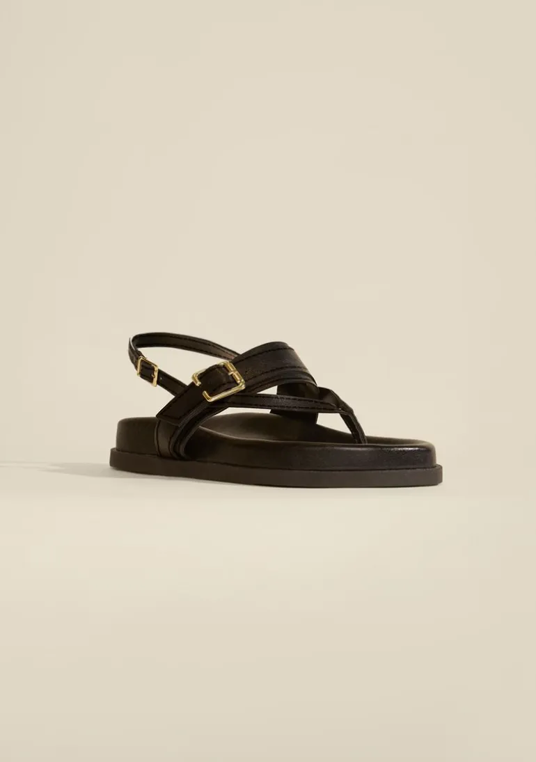Sandalia Papete Alba Preto
