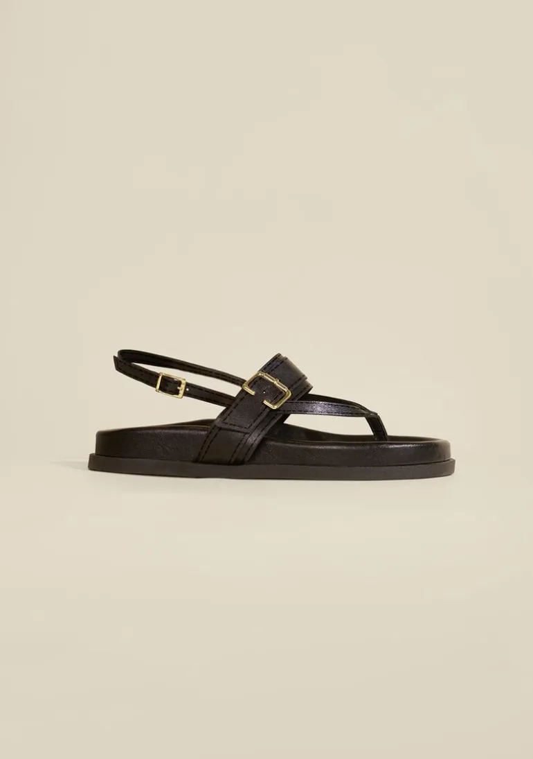 Sandalia Papete Alba Preto