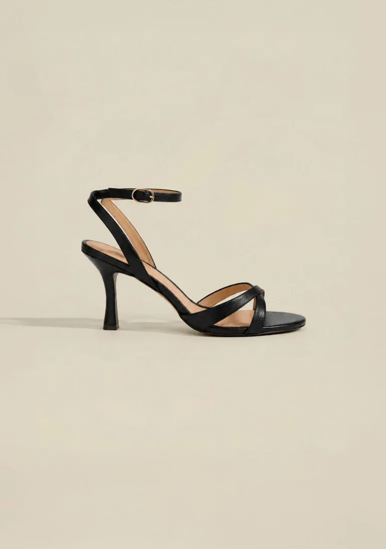 Sandália Salto Gaia Preto
