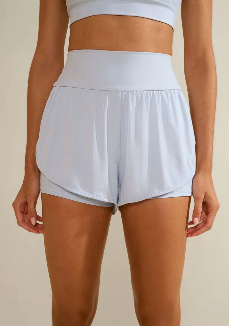 Shorts Morena Rosa Reto Alta Azul