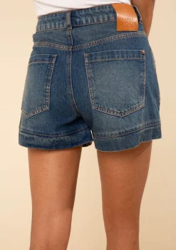 Shorts Morena Rosa Reto Alta Azul