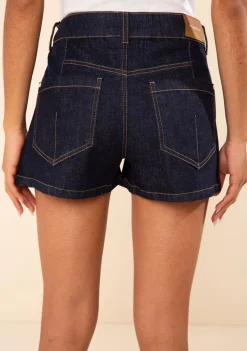 Shorts Morena Rosa Reto Média Azul