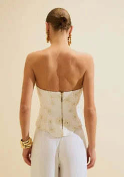 Top Ajustado Lírio Off White