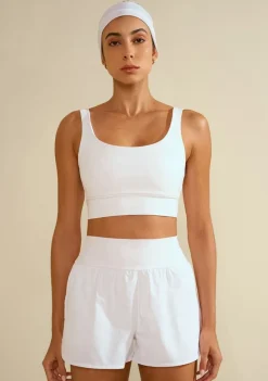 Top Morena Rosa Decote Costas Alça Fina Branco