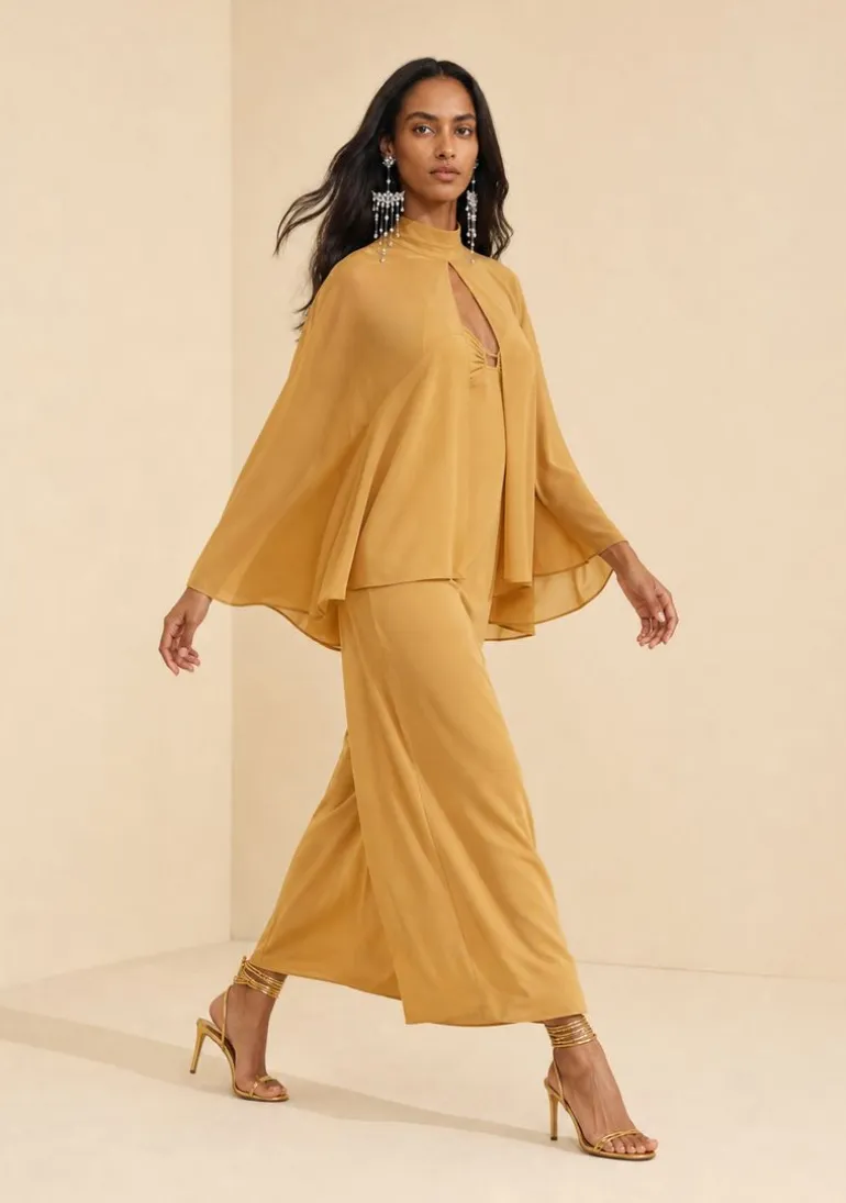 Vestido Ajustado Eysia Amarelo