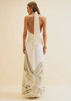 Vestido Cava Francesa Nereia Off White