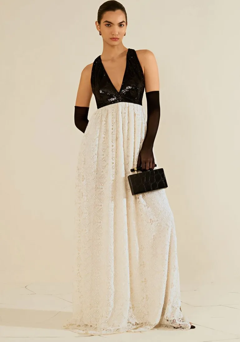 Vestido de Renda Dálmata Off White
