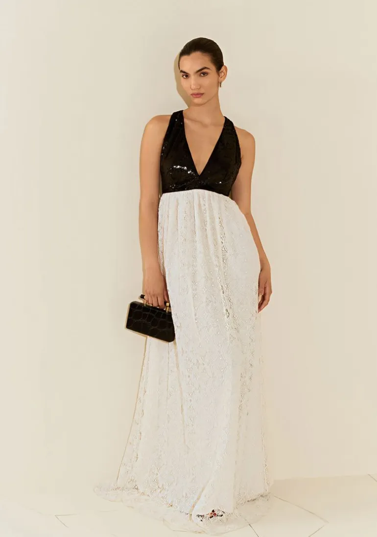 Vestido de Renda Dálmata Off White