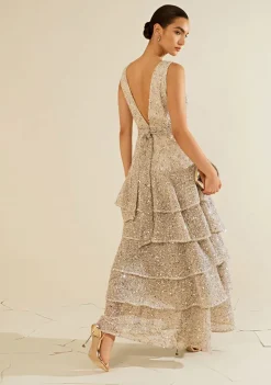 Vestido Goshenita Bege