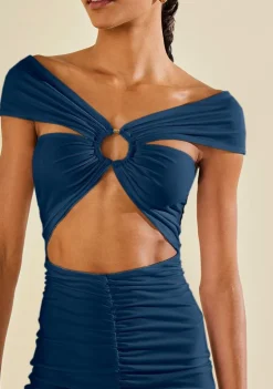 Vestido Longo Âmago Azul Escuro