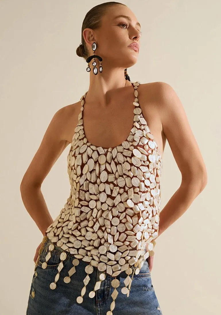 Vestido Longo Umbra Marrom