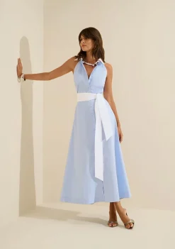 Vestido Midi Aeris Azul