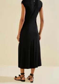 Vestido Midi Náutilo Preto