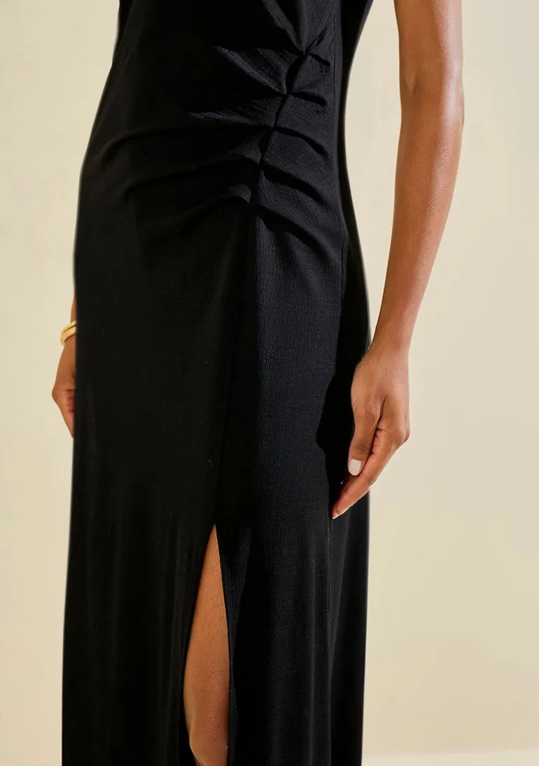 Vestido Midi Náutilo Preto