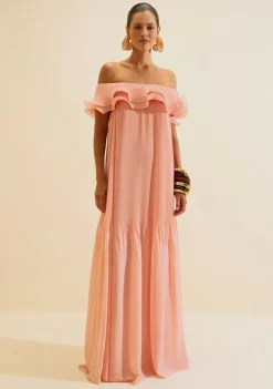 Vestido Ombro a Ombro Alba Rosa